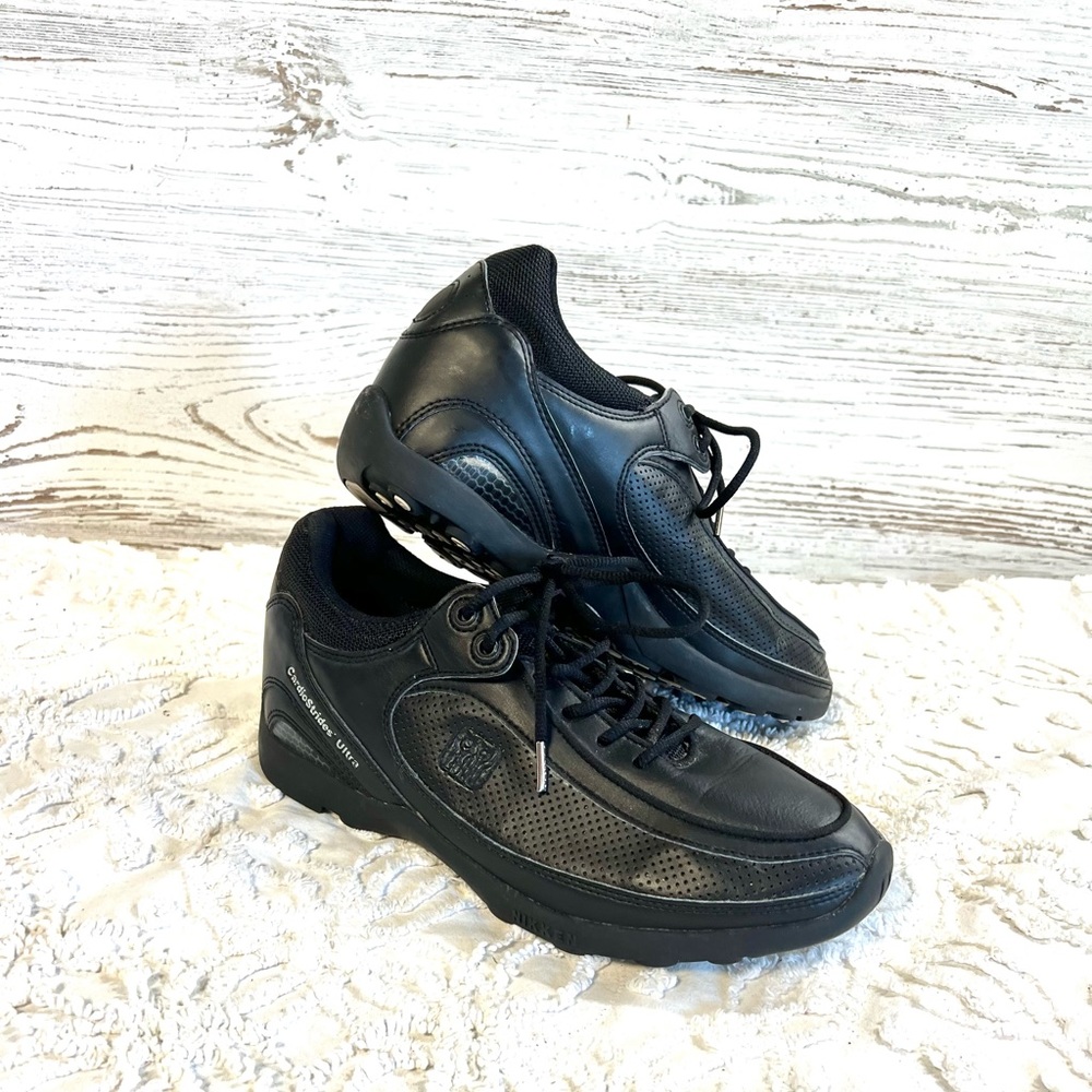 Nikken cardio strides ultra athletic shoes black weighted toning size 9